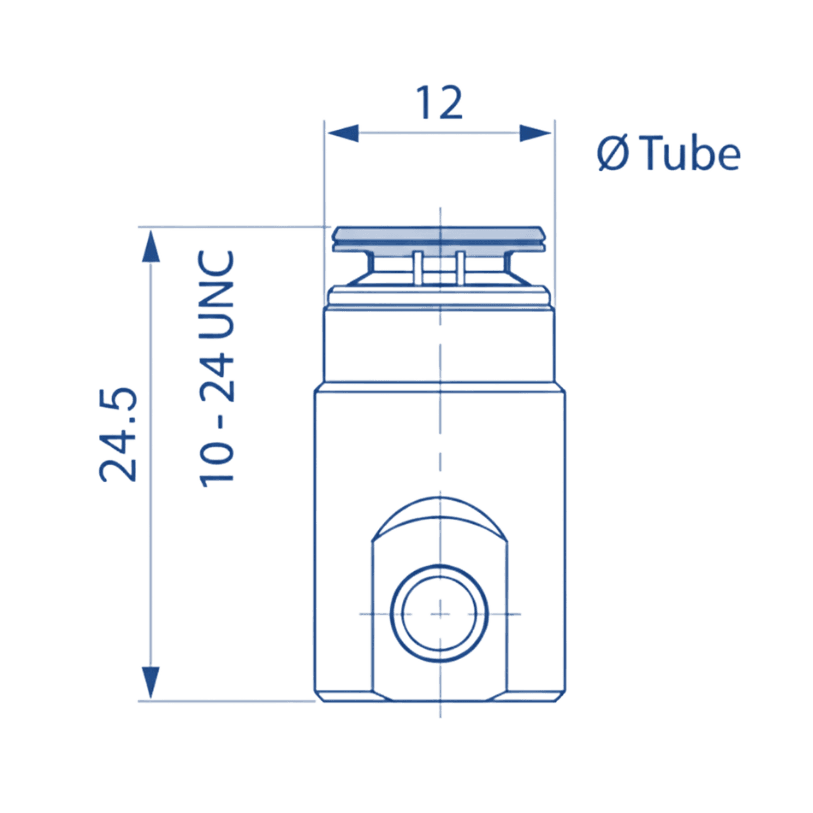 embout porte buse latéral
